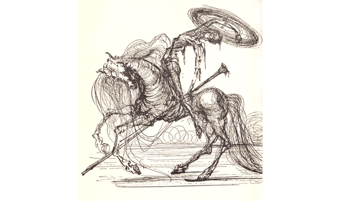 Don Quixote by Salvadore Dali