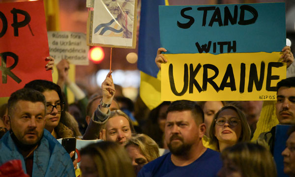 Ukraine invasion protest